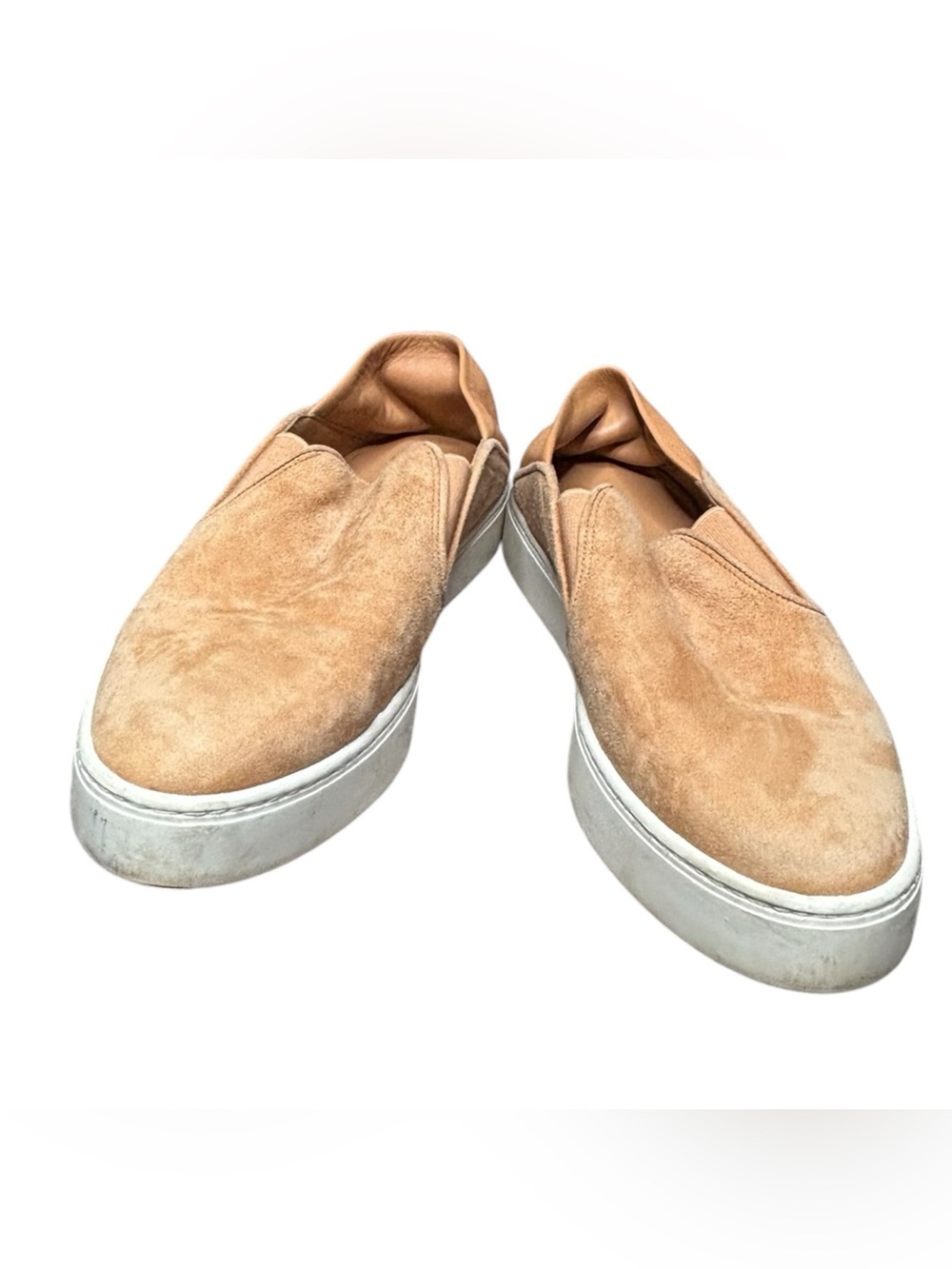 Vince Tan Slip-On Suede Sneaker Loafers Size 6 1/2